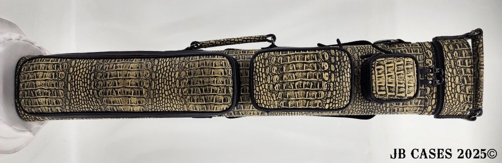 3X6 Gator Embossed Cowhide Leather