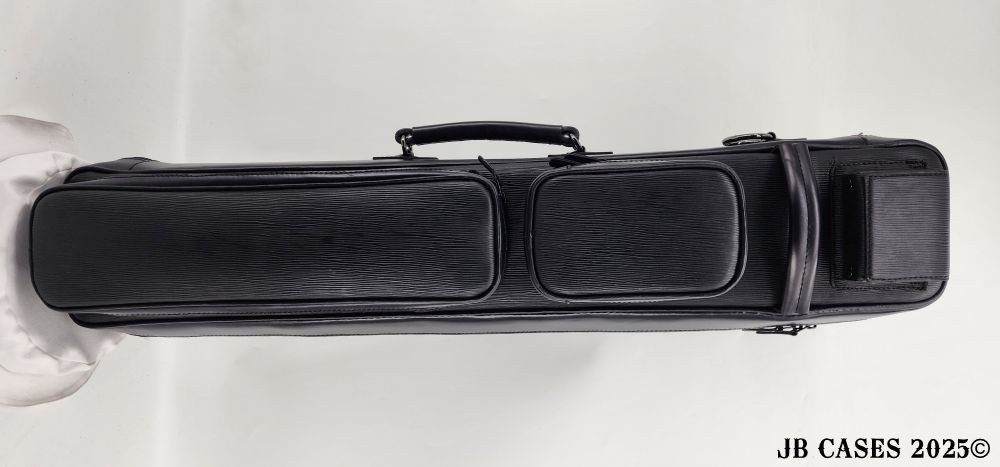 4x8 Black Embossing Leather Butterfly