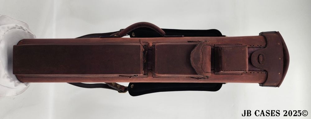 4x8 Brown Cowhide Leather Case