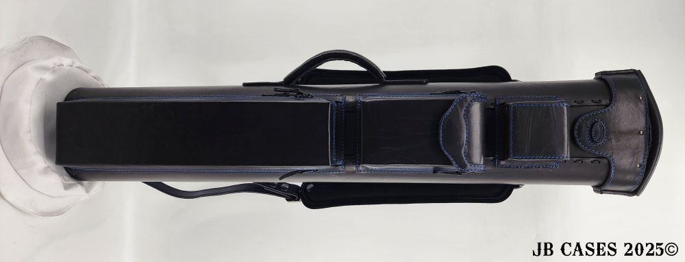 4x8 Black Oil Tan Leather Case