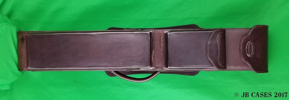 3x6 Brown Leather Mason Case