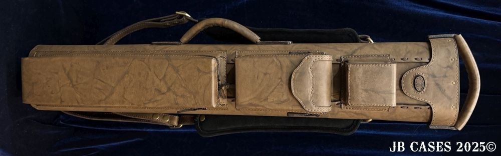 3X6 Brown Textured Oil Tan Leather Case