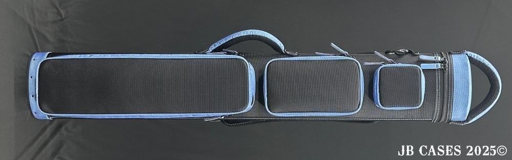 4x8 Black Ultimate Rugged with Light Blue Pocket Sides