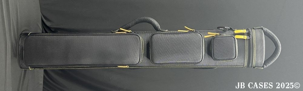 3x6 Black Ultimate Rugged with Yellow Stitching