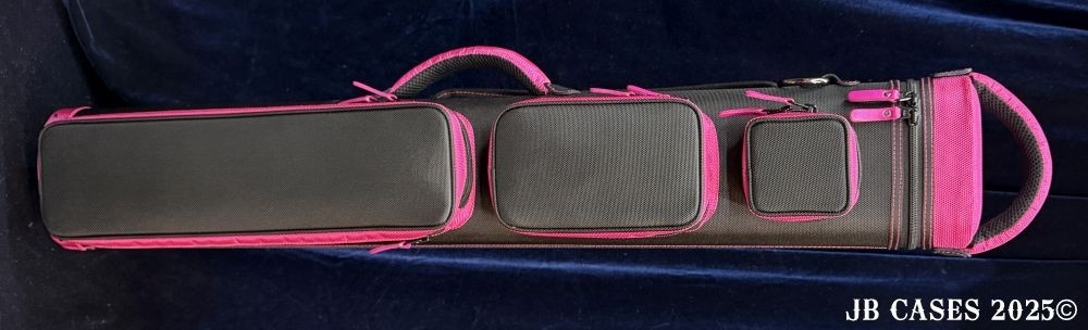 3x6 Black Ultimate Rugged Hot Pink Pocket Sides