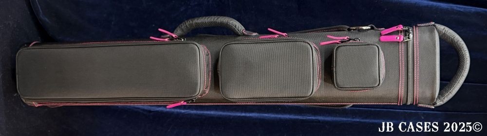 2x5/3x4 Black Ultimate Rugged Hot Pink Stitching