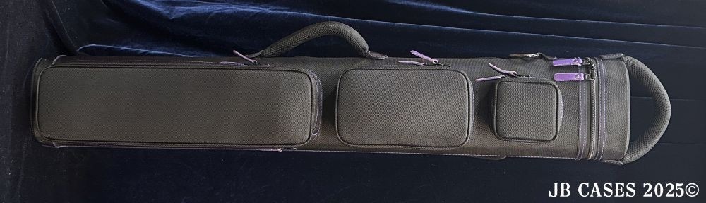 3x6 Black Ultimate Rugged Purple Stitching
