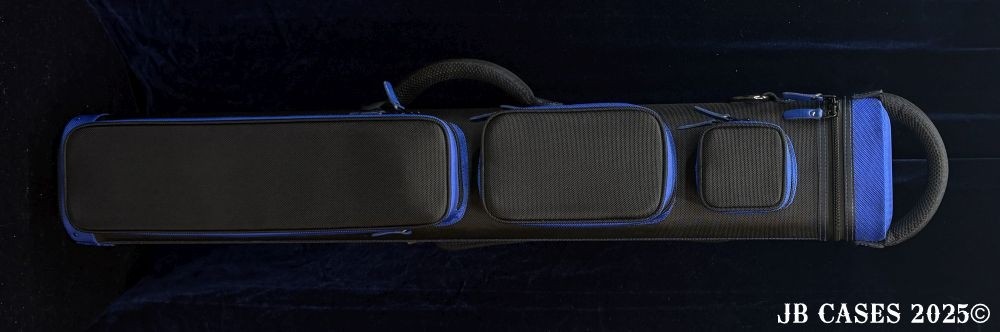 2x5/3x4  Black Ultimate Rugged with Blue Pocket Sides