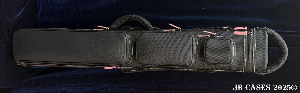 2x5/3x4 Black Ultimate Rugged with Light Pink Stitching