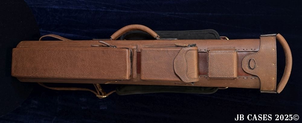 3x6 Brown Leather Case