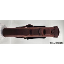 4x8 Brown Cowhide Leather Case