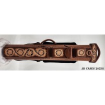 4x8 Brown Leather With Tooling