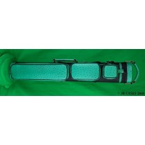 2x5 Ultimate Hybrid in Black Nylon with Light Green Faux Ostrich Leather and Pocket Tray