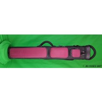 2x5/3x4 Black and Maroon Ultimate Rugged with Leather Lid