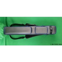3X6 Slate Grey Butterfly Case with Blue Pocket Piping