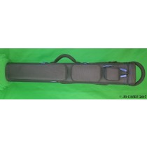 4x8 Black Ultimate Rugged With Blue Stitching