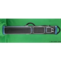 3x6 Black and Lake Blue Ultimate Rugged with White Pocket Piping