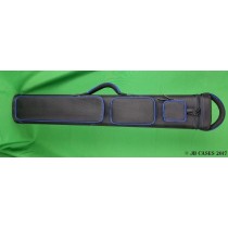 3x6 Black Ultimate Rugged with Blue Piping and Stitching
