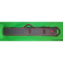 3x6 Black Ultimate Rugged with Red Pocket Piping and Stitching