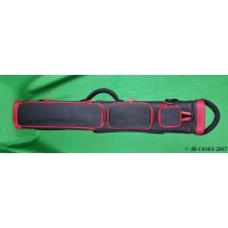3x6 Black Ultimate Rugged with Red Pocket Sides and Piping