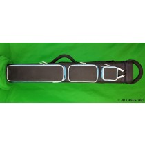 3x6 Black Ultimate Rugged with Teal Sides White Piping and Purple Stitching