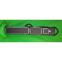 3x6 Black Ultimate Rugged with Light Blue Pocket Sides and Stitching