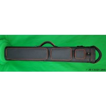 4x8 Black Ultimate Rugged with Burnt Orange Piping