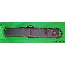 4x8 Black Ultimate Rugged with Red Pocket Piping and Stitching
