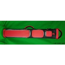 4x8 Black Ultimate Rugged with Red and White Accents
