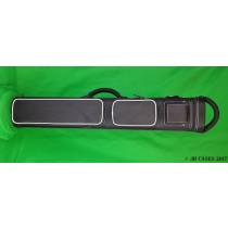 4x8 Black Ultimate Rugged with White Stitching and Piping and Magnetic Top Pocket