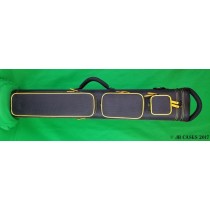 4x8 Black Ultimate Rugged with Yellow Piping and Stitching