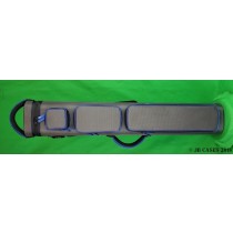 4x8 Slate Grey Ultimate Rugged with Blue Piping and Zipper Pulls
