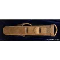 3x6 Brown Nubuck Leather Case