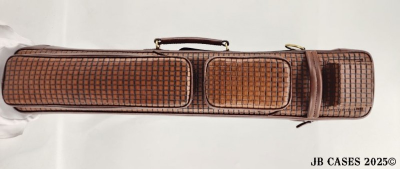 4x8 Basket Weave Embossing Leather Butterfly