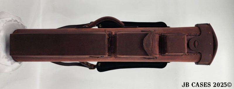 4x8 Brown Cowhide Leather Case