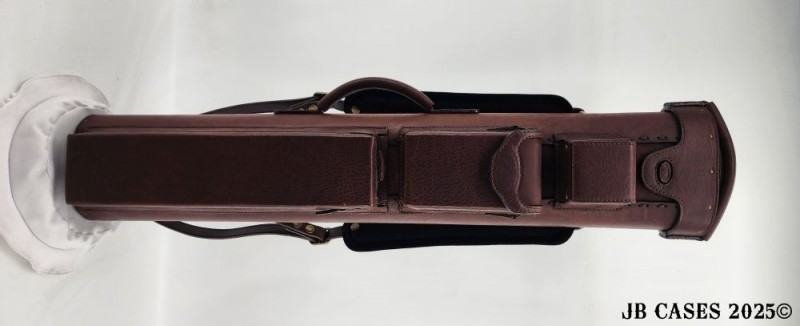 4x8 Brown Nappa Leather Case