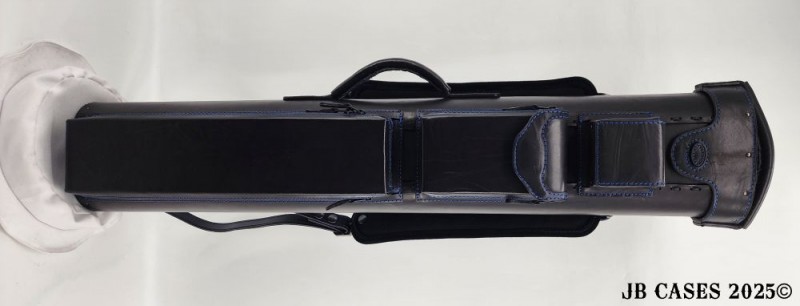 4x8 Black Oil Tan Leather Case