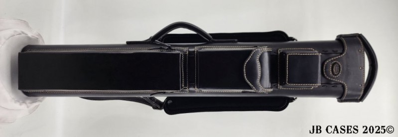 3X6 Black Oil Tan Leather