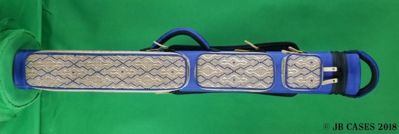 2x3 Blue Ultimate Rugged with Diamond Pattern Tweed