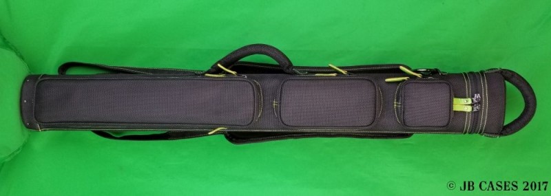 2x3 Black Ultimate Rugged with Lime Green Stitching
