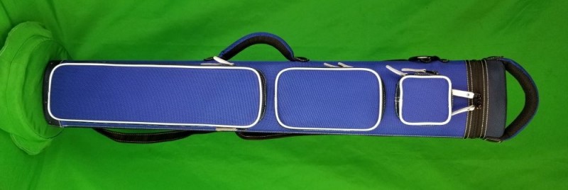 2x5/3x4 Blue Ultimate Rugged with White Piping and Navy Blue Pocket Sides