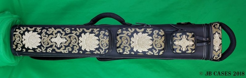 3x6 Asian Zing "Black and Gold Lotus" Ultimate Rugged Case