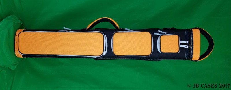 3x6 Black and Orange Ultimate Rugged with White Sides