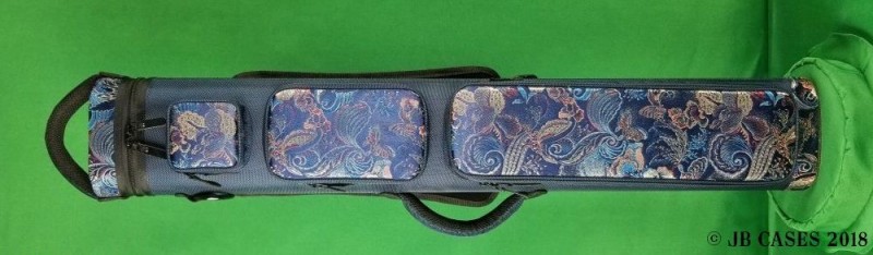 3x6 Asian Zing "Multicolor Paisley" Ultimate Rugged Case (Navy Blue)