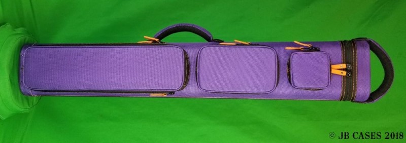 3x6 Purple Ultimate Rugged with Orange Zipper Pulls