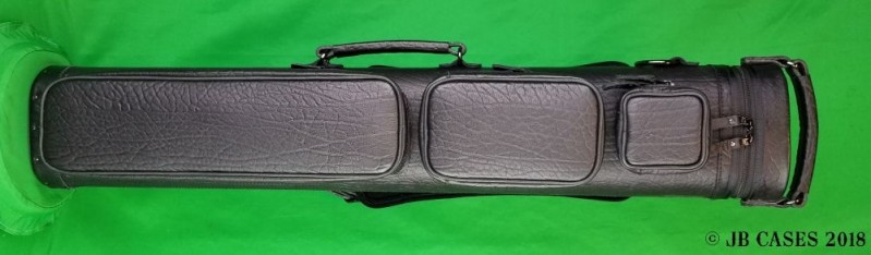 4x8 Black Leather Case