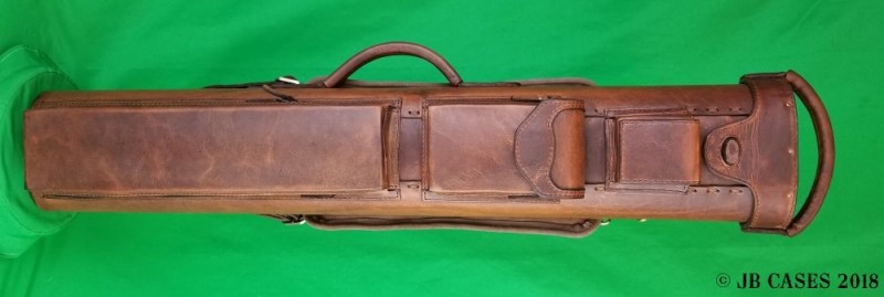 4x8 Brown Oil Tan Leather Case