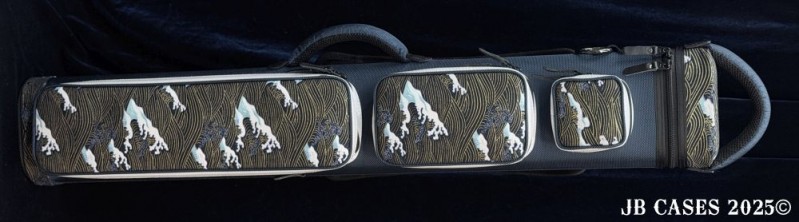 3x6 Asian Zing "Sea State" Navy Blue Ultimate Rugged Case