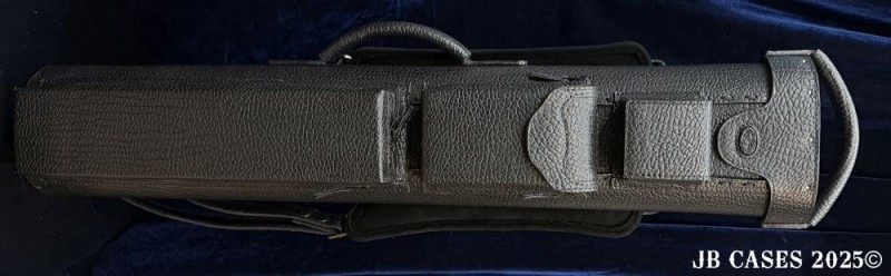 4x8 Black Nappa Leather Case