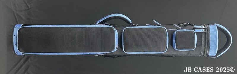 3x6 Black Ultimate Rugged with Light Blue Pocket Sides